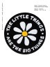 Ковер ручной работы Nicenonice Classic "The little things - are the big things", 75*75 см.