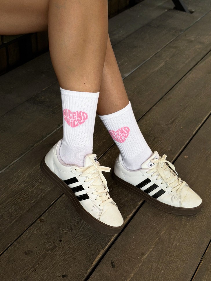 Носки Nicenonice Classic &quot;Logo - Love Pink&quot;