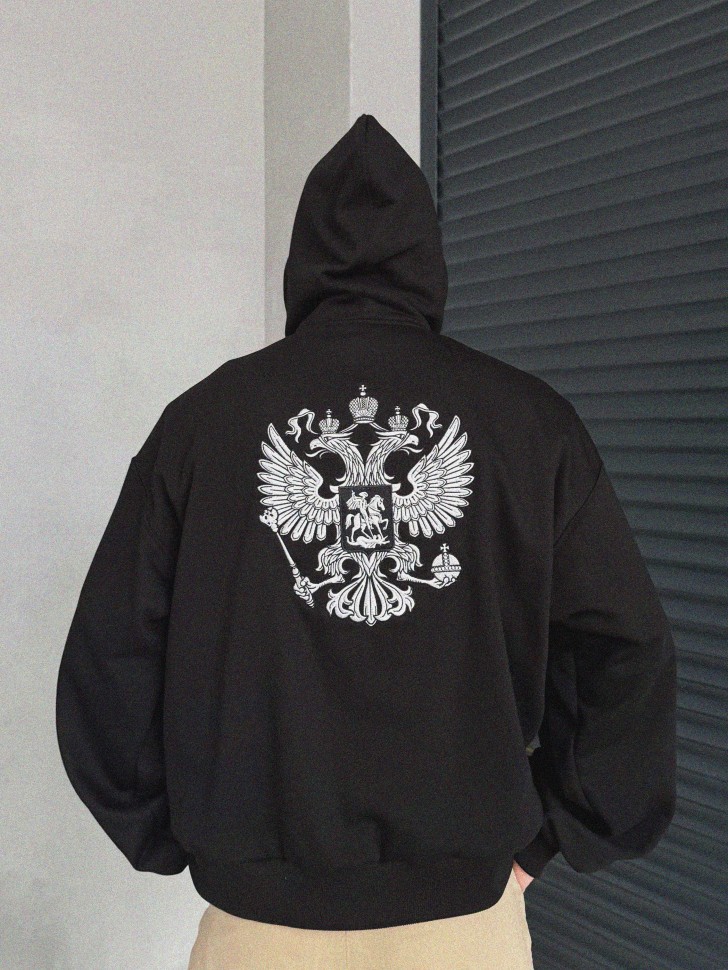Зип худи с балаклавой Nicenonice BALACLAVA "Вышитый Герб Российской Федерации"