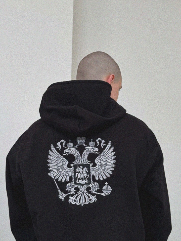 Зип худи с балаклавой Nicenonice BALACLAVA "Вышитый Герб Российской Федерации"