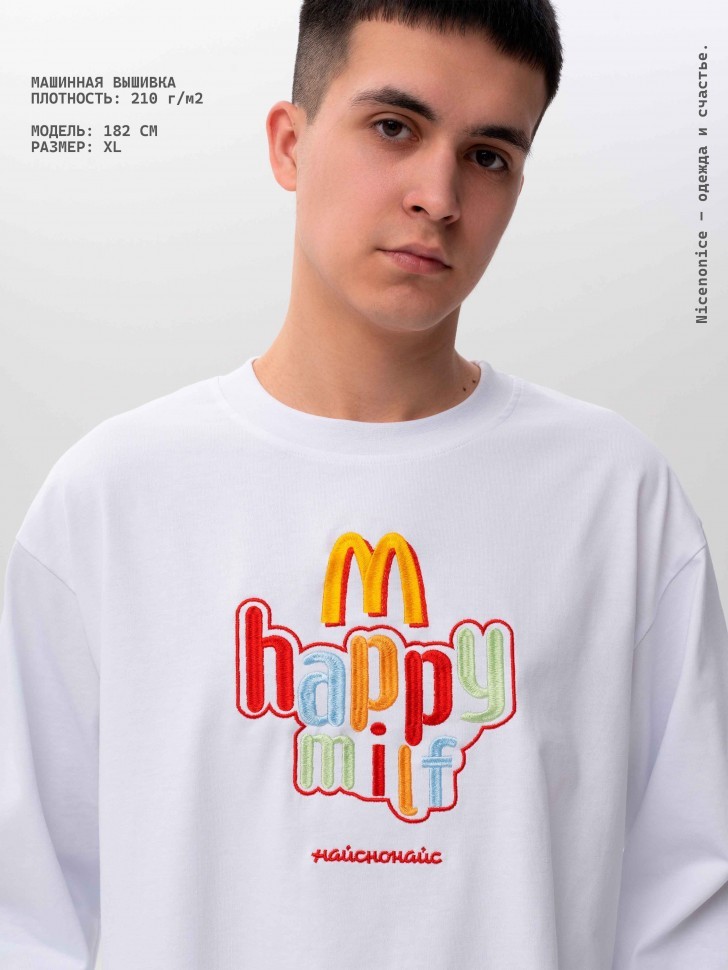 Лонгслив Nicenonice Classic "Happy milf"