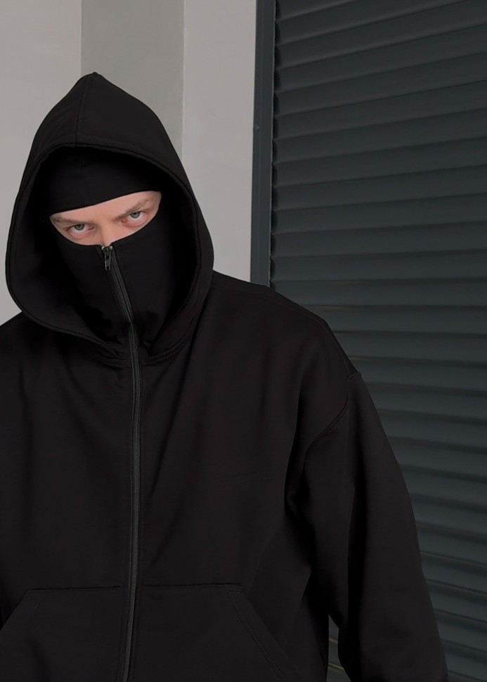 Зип худи с балаклавой Nicenonice BALACLAVA "Однотонный"